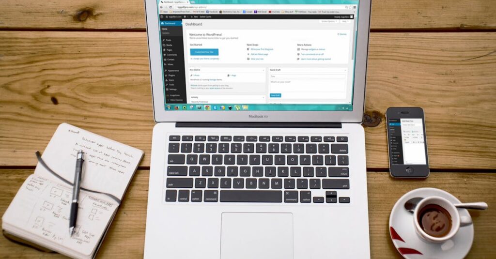 AIでできるブログ運営のタスク一覧(記事作成、SEO、画像生成など)を図解したイメージ