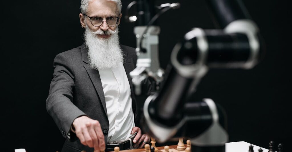 AIブログコンサルと人間コンサルの違いとそれぞれの強みを比較し、効果的な使い分けを解説した図