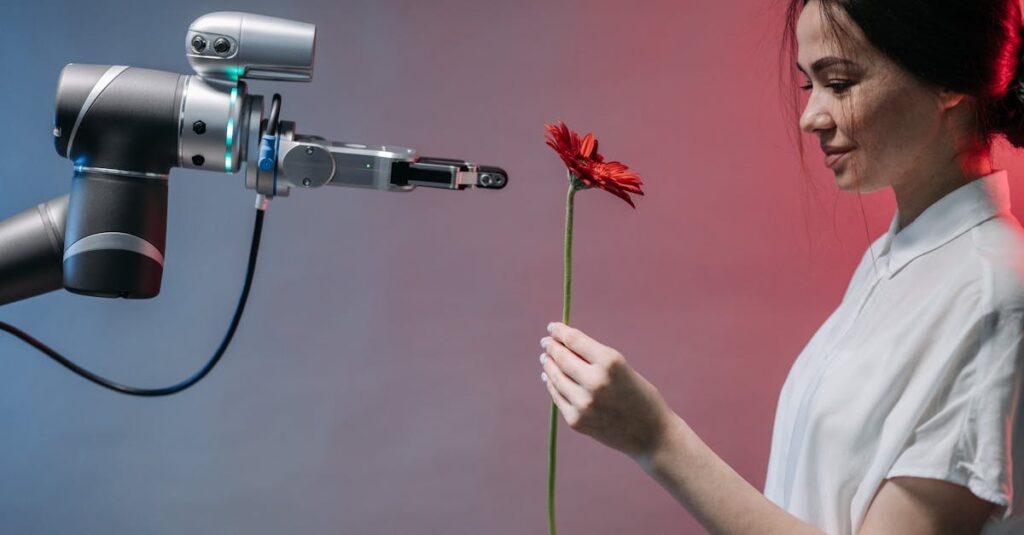 AIでブログを自動化することで時間とコストを削減し、効率的に運用できる様子を示す画像