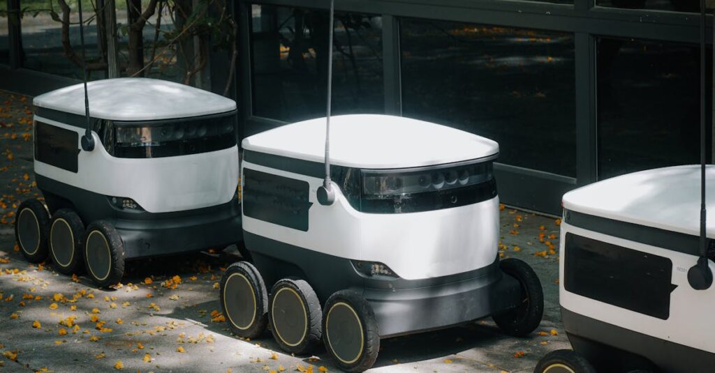 AI記事制作代行の活用事例5つを具体的な業種や目的別に示すイメージ画像