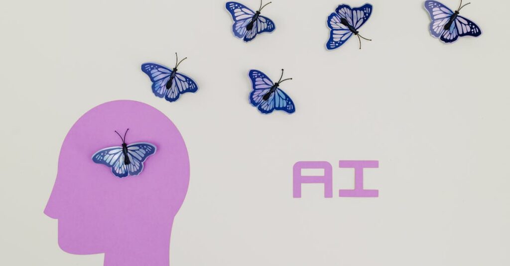 AIで自由な働き方を実現する未来を描いた在宅ワークのイメージ